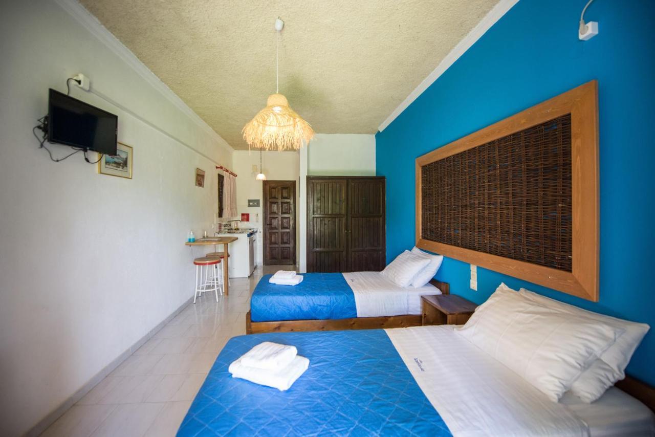 Villa Spyridoula Studios On The Beach Sidárion المظهر الخارجي الصورة