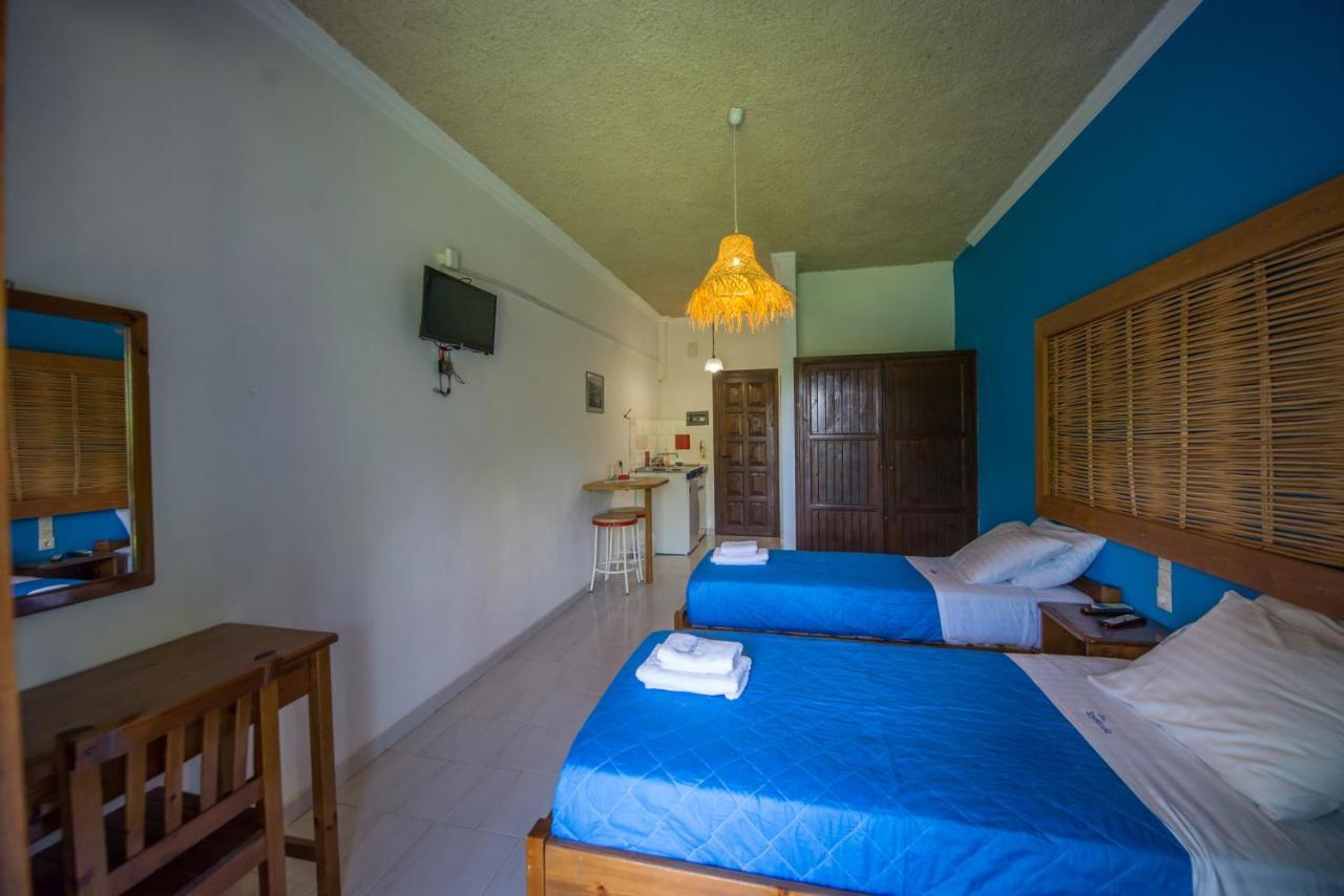 Villa Spyridoula Studios On The Beach Sidárion المظهر الخارجي الصورة